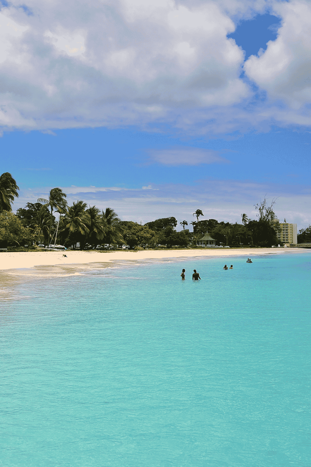 Carlisle Bay beach and clear water near Bridgetown Barbados
