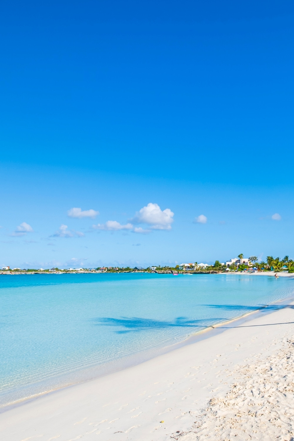 Turquoise water near Providenciales Turks and Caicos